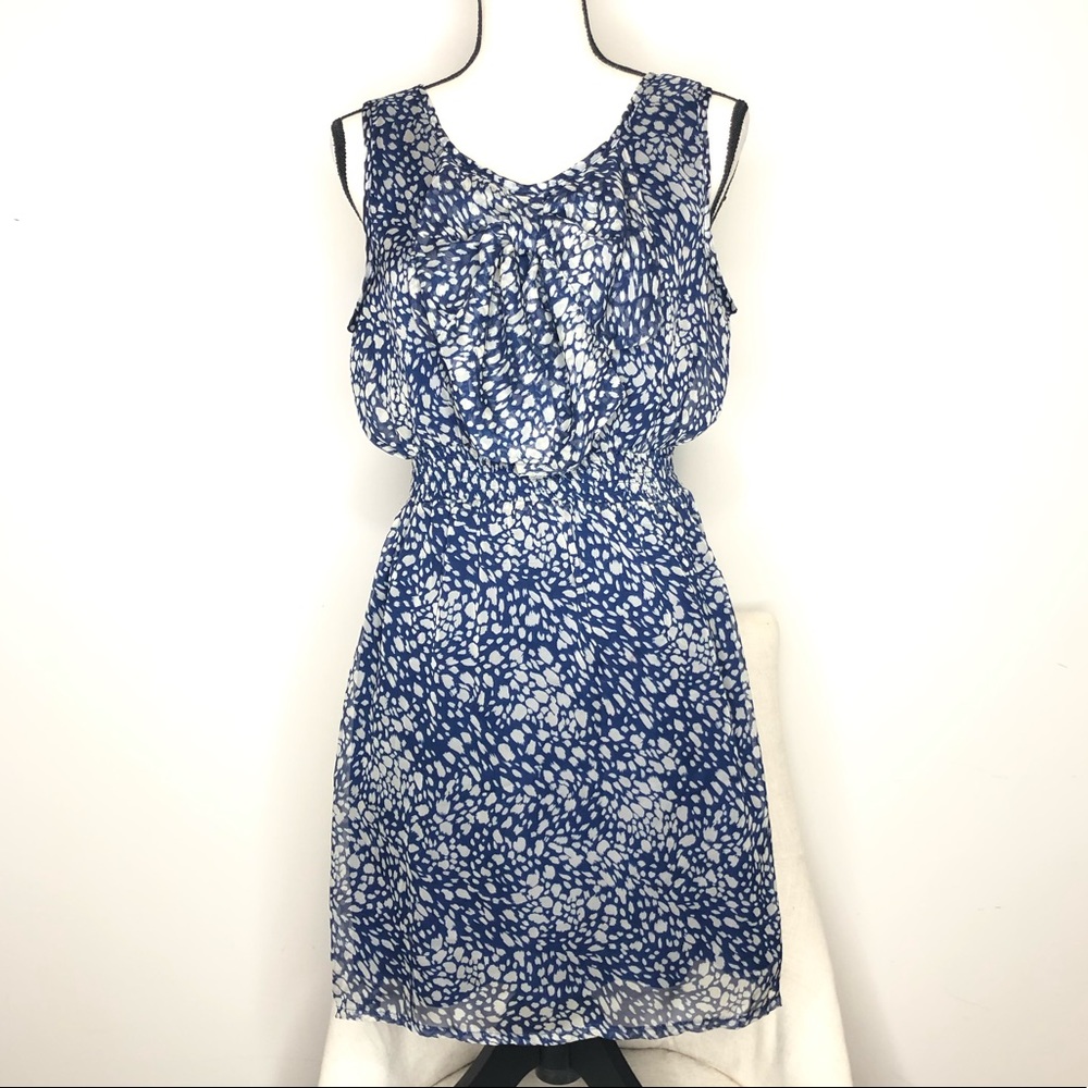 💥 Ya Los Angeles Ruffle Sleeveless Dress Sz L